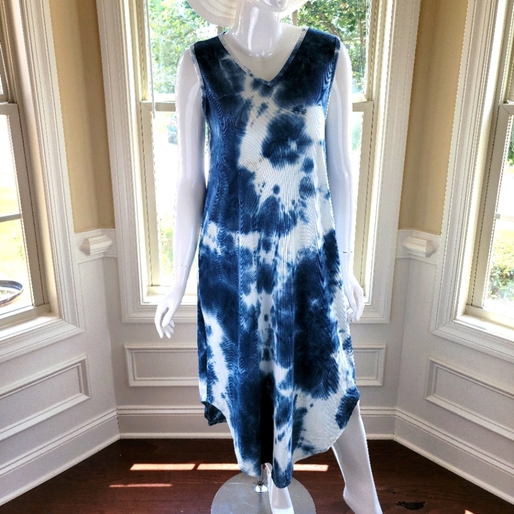 PIXI &‎ IVY Tye-dye Midi Dress